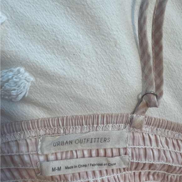 Urban Outfitters Smocked Gingham Skort Romper - Picture 5 of 9